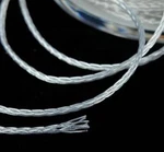 High Purity 8core Occ Silver Teflon Wire Diy Headphone Audio Cable Aux. Fixed Price $50.00.
