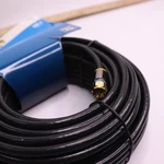 Commercial Electric 50 Ft. Rg-6 Coaxial Cable - Black. Fixed Price $11.98.
