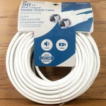 Utilitech, Pn#: 0737241, 50 Ft, Rg6 Coaxial Double Shield Cable. Fixed Price $18.99.