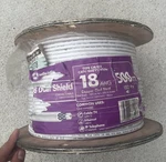 Southwire 56918345 500-feet Dual Shields Type Rg 6/u 18 Awg Coaxial Cable; White. Fixed Price $39.00.