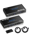Ezcoo 4k 60hz Hdmi 2.0 Kvm Switch 2x1 Usb 3.0 Open Box New Sealed. Fixed Price $25.00.