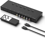 Y.d.f 3 Way Hdmi 2.0 To Switcher + 2 Rca Converter(2 In 1) Av. Fixed Price $89.30.