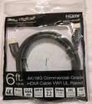 New Key Digital Kd-pro6 Premium High-speed Hdmi With Ethernet (6') Black 2 Pack. Fixed Price $5.00.