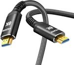 Snowkids 8k Hdmi Fiber Optic Cable Long 2.1 150ft/45m Ultra 48gbps Unidirectiona. Fixed Price $99.00.