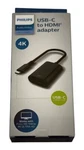 New Philips Usb-c To Hdmi Adapter - Black. Fixed Price $11.99.