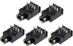 Uxcell Pcb Mount 6.35mm 9 Pin Socket Headphone Stereo Jack Audio Video.... Fixed Price $13.14.