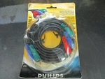 3 Wire Rca Video Component Cable, Philips Ph61071 6' Foot Cable. Fixed Price $6.99.