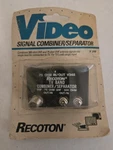 Recoton V 348 Tv Band Signal Combiner / Separator 300 Uhf & 75 Vhf Ohm. Fixed Price $8.75.