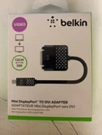 Belkin Mini Displayport To Dvi Adapter 1080p 5in Black F2cd029bt. Fixed Price $19.00.