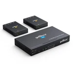 Gofanco 1x2 Hdmi Extender/splitter Over Cat6/7 1080p Up To 197ft(60m), 4. Fixed Price $143.60.