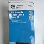 Commercial Electric Flat Screen Tv In-wall Cover & Power Kit A32-kw - Open Box. Fixed Price $12.50.