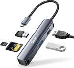 Usb C Hub Multiport Adapter - Dockteck 5 In 1 Usb-c Dongle With 4k 60hz Hdmi. Fixed Price $29.69.