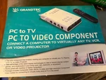 Grandtec Gxp-2000 Pc To Tv Video Component - Untested- See Photos. Fixed Price $17.55.