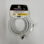 Monster Just Hook It Up 6 Ft Rg6 Quad Coax/satellite Cable/tv 140037-00 White. Fixed Price $9.99.