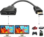 Batu Hdmi Splitter Adapter Cable - 1 In 2 Out Male To Black. Fixed Price $17.18.
