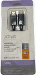 Ativa Premium High Speed Hdmi Cable W/ethernet 3d/4k Ultra Hd 6ft Black 366-249. Fixed Price $9.95.