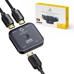 10k 8k Hdmi Switch 2 In 1 Out, Bi-directional Splitter Switcher, 60.... Fixed Price $43.69.