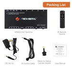 J-tech Digital Hdmi Audio Extractor Switcher 4x1 2.0 4k 60hz With 18gbps, H. Fixed Price $36.99.
