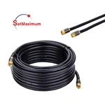 Rg6 Quad Shield Coax Cable Black Tv Antenna Satellite 3ft-100ft Multi-pack Lot. Fixed Price $957.39.