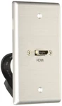 Legrand - C2g Single Gang Wall Plate, Brushed Aluminum. Fixed Price $41.99.