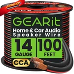 Gearit 14 Gauge Speaker Wire 100ft,flexible Cable 100 Feet, Black. Fixed Price $24.50.