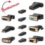 Video Adapter Hdmi To Dvi / Vga Mini-hdmi Micro-hdmi. Fixed Price $9.49.