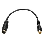 0.5m S Video Cable, 4 Pin Male Adapter For S-video To Rca Female. Fixed Price $8.70.
