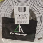 Cablegeeker Cat 7 Shielded Flat Ethernet Patch Cable 150 Ft White Rj-45. Fixed Price $10.66.