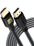 Powerbear 4k Hdmi Cable 15 Ft High Speed, Braided Nylon & Gold Connectors,. Fixed Price $18.00.