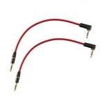 Seadream 3.5mm Aux Cable Short 2pack 8inch 3port Right Angle Male To Ma.... Fixed Price $11.68.