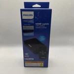 Philips 4k Uhd Hdmi Switch 4 Port 2.2 With Remote - Black New Open Box. Fixed Price $13.99.