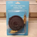 Archer 6-ft. Gold Audio Video Dubbing Cable. Fixed Price $16.99.