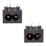 Uxcell C8 Panel Mount Plug Adapter Ac 250v 2.5a C8-right Angle-2pcs, Black. Fixed Price $14.07.