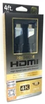 General Electric Ge 4' Ultra Hd Pro Premium Cable Hdmi 18gbps High Definition. Fixed Price $10.98.
