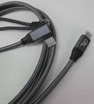 Leirui Right Angle Usb C To 5ft Braided Grey Cord 240w 20 Gbps Samsung Mac. Fixed Price $10.99.