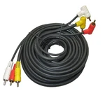Yovus Triple Rca Stereo Audio And Video Cable - Right Angle To White,yellow. Fixed Price $24.64.