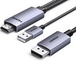 Ugreen Active Hdmi To Displayport Cable With Usb Powered 4k 60hz 1080p 120hz .... Fixed Price $36.52.