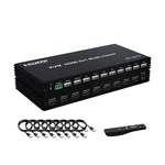 4k Hdmi Kvm Switcher 8 In 1 Out, Multi-viewer With Ir Remote And Button Sw.... Fixed Price $180.02.