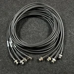Tecnec 1505-b-b Belden Male Sdi / Hdtv Rg59 Bnc Cable - 10 Foot Black Lot Of 4. Fixed Price $125.00.