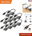 Versatile Displayport To Dvi Adapter 10 Pack - 5- For Peace Of Mind. Fixed Price $106.39.