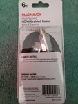 Magnavox High Speed Hdmi Braided Ethernet Cable 6 Ft. Mc5000bbr Hdtv Gaming. Fixed Price $9.95.
