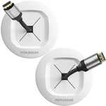 Perlegear Tv Cord Hider For Wall Mounted Tv, Wire White. Fixed Price $10.95.