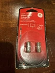 Ge Coax Cable Extension Adapter #33203, 2 Per Pack Tv Accessories Audio Video. Fixed Price $7.59.