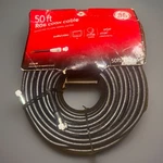 New Ge 50 Ft. Rg6 Coax Cable 15.2 Meters Audio Video. Fixed Price $16.14.