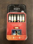 Sony Composite Video & Audio Cables 8ft Vmc 824t (new). Fixed Price $19.99.