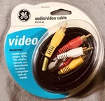 Ge Audio/video Cable 6ft. New Av. Fixed Price $10.69.
