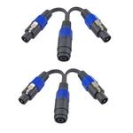 Wjstn Speakon Y Splitter Cable 1 Female 2 Male Speaker Break Out Adapter,12awg S. Fixed Price $20.42.