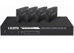 Monoprice Blackbird 4k Hdmi 2.0 1x4 Splitter Extender - Complete Kit (42271). Fixed Price $209.79.