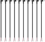 Dc Power Pigtail Cable, 10-pack 3.5mm X 1.35mm 90 Degree Right Angle Black. Fixed Price $19.01.
