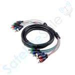 6ft Component Video Cable With Audio 5 Rca Red Green Blue Rgb For Hdtv Dvd Vcr. Fixed Price $11.95.